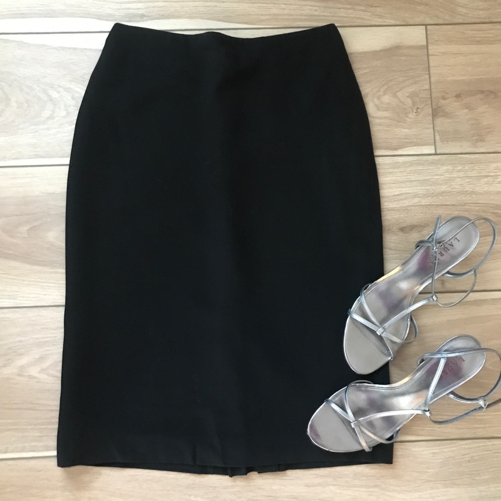 Vintage JENNE MAAC 🌺  Black Slim fit skirt SZ:P4